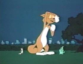 Screenshots from the 1975 Filmation cartoon Cupid The Cat
