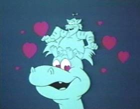 Screenshots from the 1975 Filmation cartoon Cupid The Cat