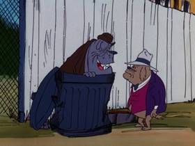 Screenshots from the 1975 DePatie Freleng cartoon Watch the Birdie