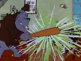 Screenshots from the 1975 DePatie Freleng cartoon Watch the Birdie