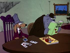 Screenshots from the 1975 DePatie Freleng cartoon Saltwater Tuffy