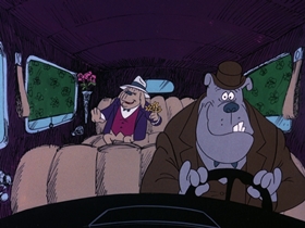 Screenshots from the 1975 DePatie Freleng cartoon M-O-N-E-Y Spells Love