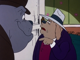 Screenshots from the 1975 DePatie Freleng cartoon M-O-N-E-Y Spells Love