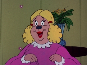 Screenshots from the 1975 DePatie Freleng cartoon M-O-N-E-Y Spells Love