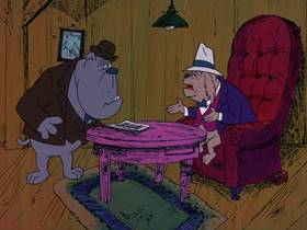 Screenshots from the 1975 DePatie Freleng cartoon Rock-A-Bye Maybe