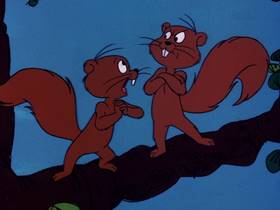 Screenshots from the 1975 DePatie Freleng cartoon Rock-A-Bye Maybe