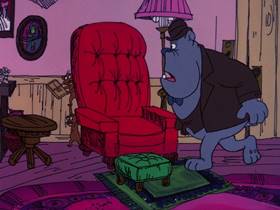 Screenshots from the 1975 DePatie Freleng cartoon Rock-A-Bye Maybe