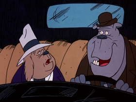 Screenshots from the 1975 DePatie Freleng cartoon Eagle Beagles