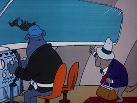 Screenshots from the 1975 DePatie Freleng cartoon Eagle Beagles
