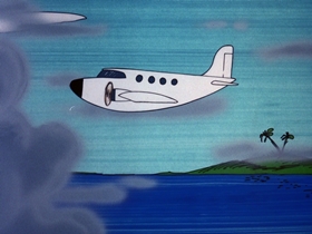 Screenshots from the 1975 DePatie Freleng cartoon Eagle Beagles