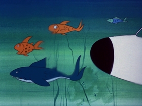 Screenshots from the 1975 DePatie Freleng cartoon Eagle Beagles