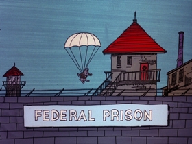 Screenshots from the 1975 DePatie Freleng cartoon Eagle Beagles