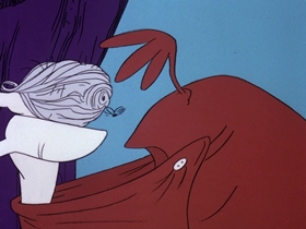 Screenshots from the 1975 DePatie Freleng cartoon From Nags to Riches