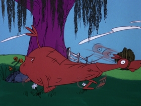 Screenshots from the 1975 DePatie Freleng cartoon From Nags to Riches