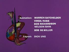 Screenshots from the 1975 DePatie Freleng cartoon Pink DaVinci