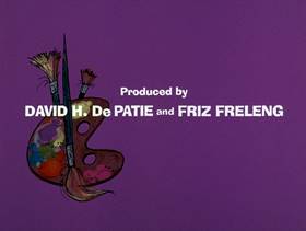 Screenshots from the 1975 DePatie Freleng cartoon Pink DaVinci