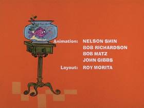 Screenshots from the 1975 DePatie Freleng cartoon Salmon Pink