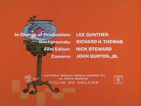 Screenshots from the 1975 DePatie Freleng cartoon Salmon Pink