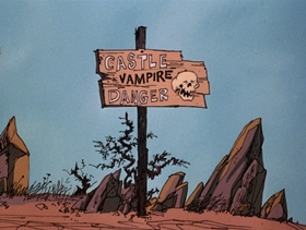 Screenshots from the 1975 DePatie Freleng cartoon Pink Plasma