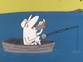 Screenshots from the 1975 DePatie Freleng cartoon Keep Our Forests Pink