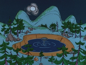 Screenshots from the 1975 DePatie Freleng cartoon Keep Our Forests Pink