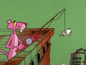 Screenshots from the 1975 DePatie Freleng cartoon Bobolink Pink