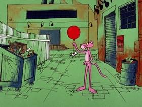Screenshots from the 1975 DePatie Freleng cartoon Bobolink Pink