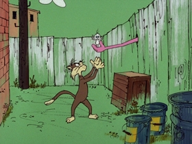 Screenshots from the 1975 DePatie Freleng cartoon Bobolink Pink