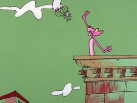 Screenshots from the 1975 DePatie Freleng cartoon Bobolink Pink