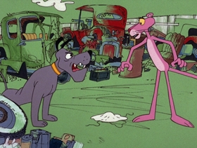 Screenshots from the 1975 DePatie Freleng cartoon Bobolink Pink