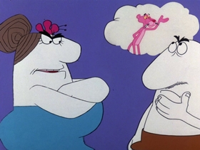 Screenshots from the 1975 DePatie Freleng cartoon It