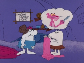 Screenshots from the 1975 DePatie Freleng cartoon It