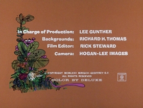 Screenshots from the 1975 DePatie Freleng cartoon It