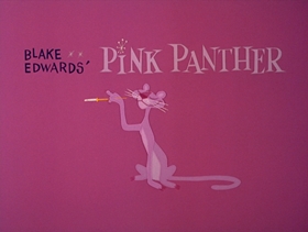 Screenshots from the 1975 DePatie Freleng cartoon Pink Campaign