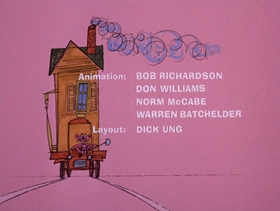 Screenshots from the 1975 DePatie Freleng cartoon Pink Campaign