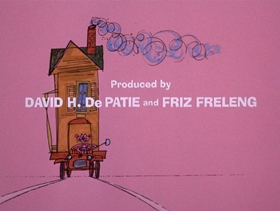 Screenshots from the 1975 DePatie Freleng cartoon Pink Campaign