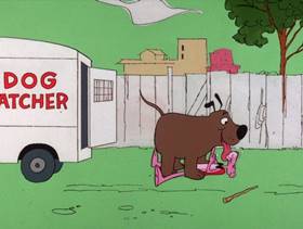 Screenshots from the 1975 DePatie Freleng cartoon The Scarlet Pinkernel