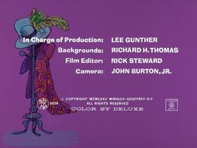 Screenshots from the 1975 DePatie Freleng cartoon The Scarlet Pinkernel