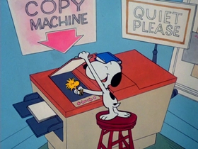 Screenshots from the 1976 Bill Melendez Productions cartoon It