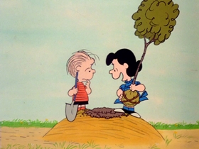 Screenshots from the 1976 Bill Melendez Productions cartoon It