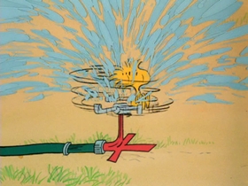 Screenshots from the 1976 Bill Melendez Productions cartoon It