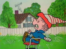 Screenshots from the 1976 Bill Melendez Productions cartoon It