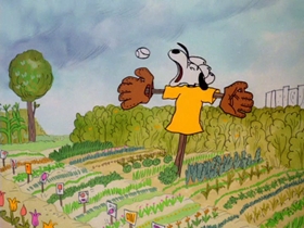 Screenshots from the 1976 Bill Melendez Productions cartoon It