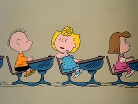 Screenshots from the 1976 Bill Melendez Productions cartoon It