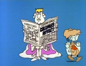 Screenshots from the 1976 Focus Design, Inc. cartoon Fireworks