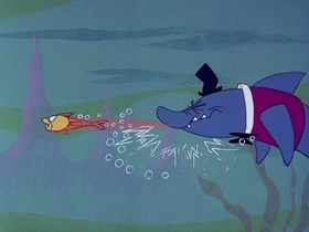 Screenshots from the 1976 DePatie Freleng cartoon Cannery Caper