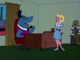Screenshots from the 1976 DePatie Freleng cartoon Cannery Caper