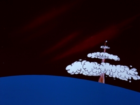 Screenshots from the 1976 DePatie Freleng cartoon Flying Fool