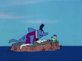 Screenshots from the 1976 DePatie Freleng cartoon Flying Fool