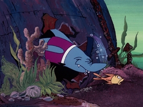 Screenshots from the 1976 DePatie Freleng cartoon Flying Fool